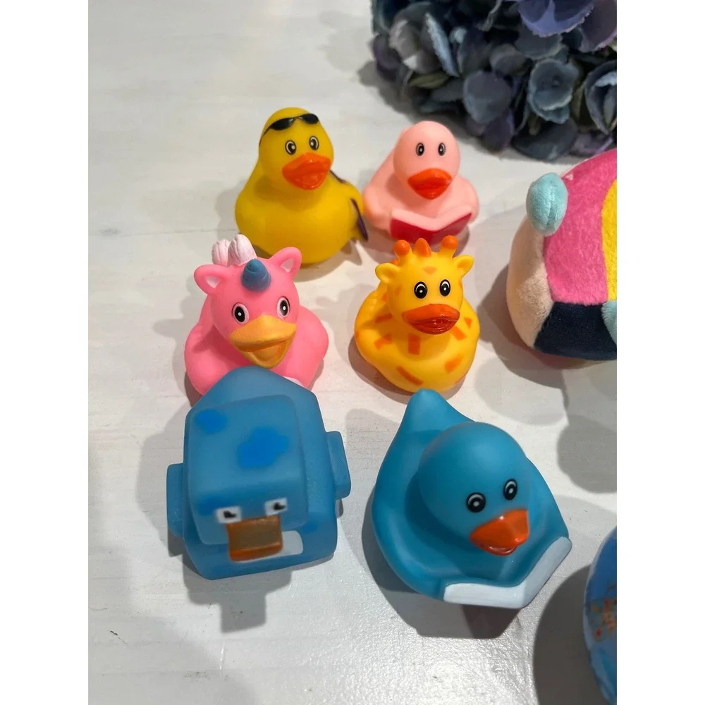 Lot of Bath & Body Works Bath Bomb,‎ Rubber Ducks, Plush Toys, Measuring Spoons